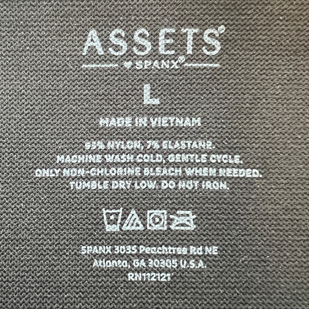 SPANX by Assets Black Shaping Leggings Size: Large - Picture 5 of 6
